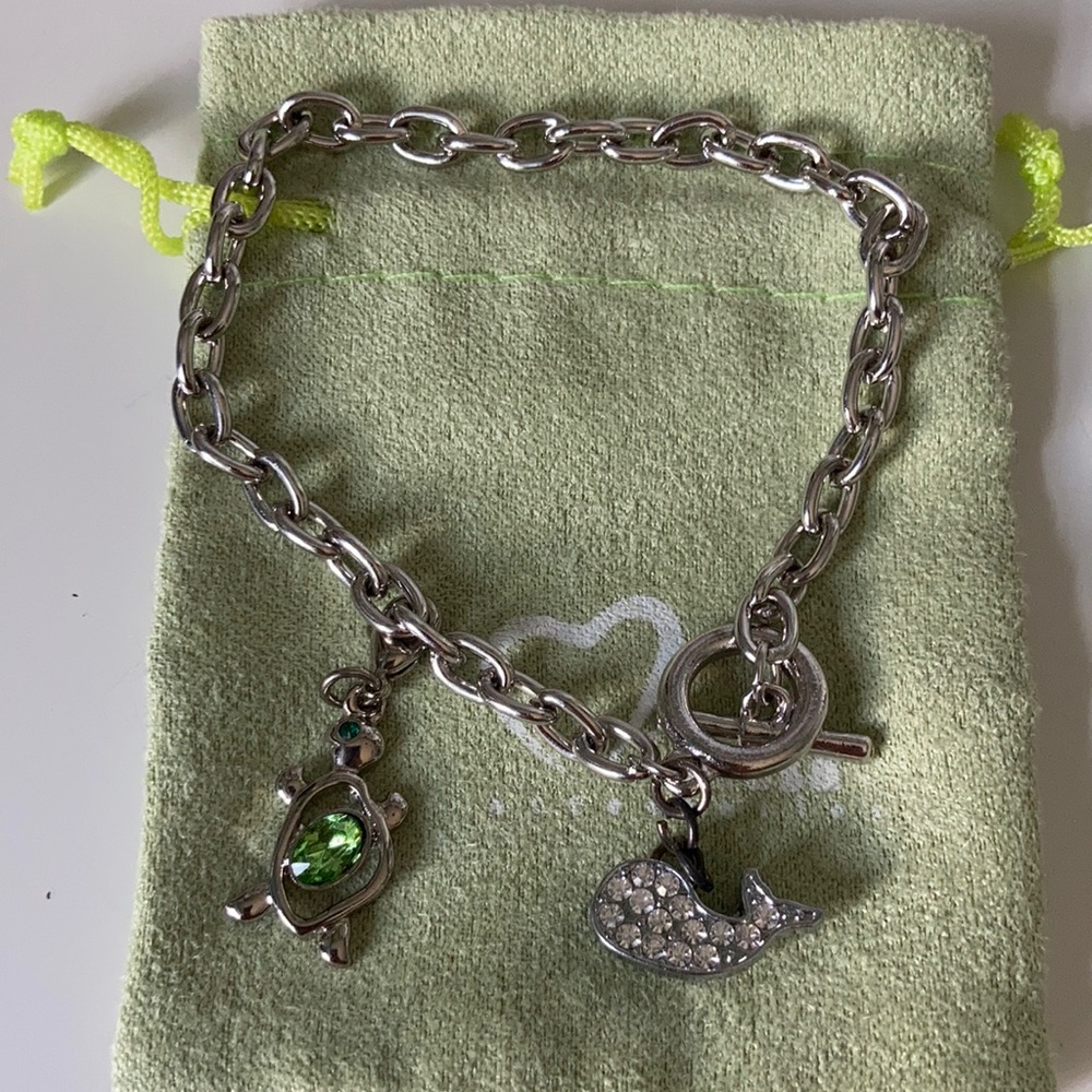 Silver Bracelet With Charms